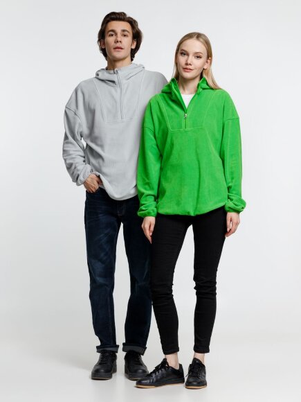 Анорак флисовый унисекс Fliska, зеленое яблоко