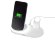 Складная зарядная станция с беспроводной зарядкой Flashport, 15 Вт, белый