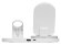 Складная зарядная станция с беспроводной зарядкой Flashport, 15 Вт, белый