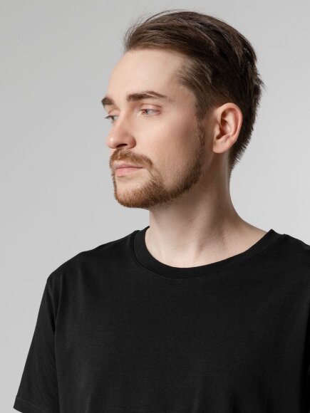 Футболка унисекс Tervu, черная Футболка унисекс Tervu, черная