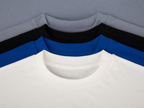 Футболка унисекс оверсайз T1, синяя Футболка унисекс оверсайз T1, синяя