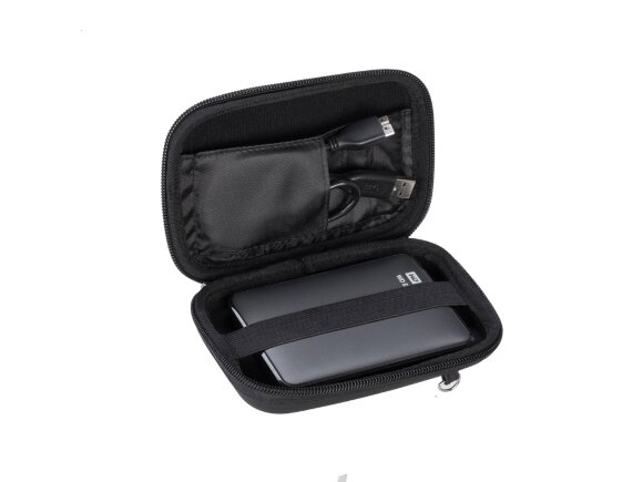 Чехол для жесткого диска из кожзама 9101, черный Чехол для жесткого диска из кожзама 9101, черный