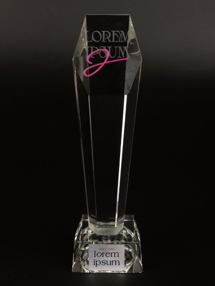 Стела Afterglow с подсветкой, малая, в подарочной упаковке