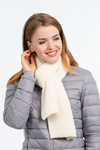 Шарф Nordkapp, белый (молочный)