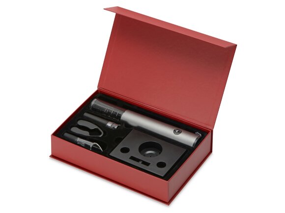 Набор винных аксессуаров Palermo с электрическим штопором на док-станции Набор винных аксессуаров Palermo с электрическим штопором на док-станции