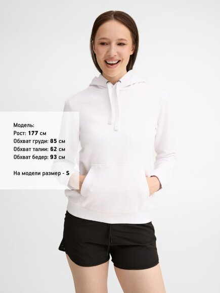 Толстовка женская Spencer Women, белая Толстовка женская Spencer Women, белая