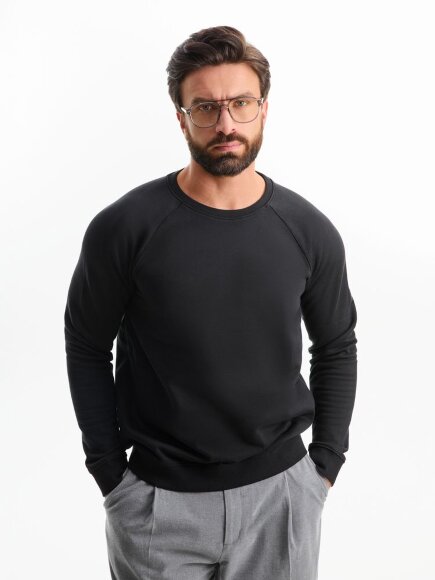 Свитшот унисекс Space, черный