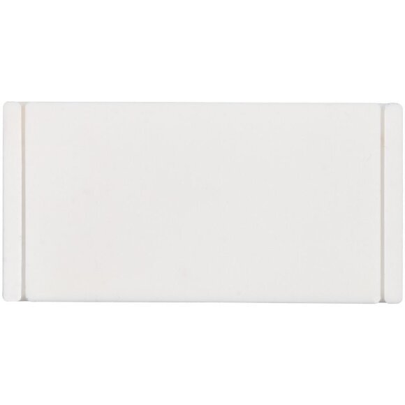 Лейбл из ПВХ Dzeta, XS, белый