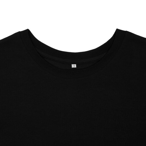 Футболка унисекс оверсайз Crosstown, черная Футболка унисекс оверсайз Crosstown, черная