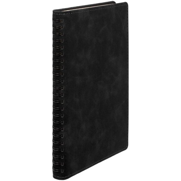Ежедневник Spring Urban на заказ, недатированный, черный