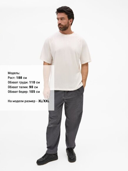 Футболка унисекс оверсайз T2, молочно-белая