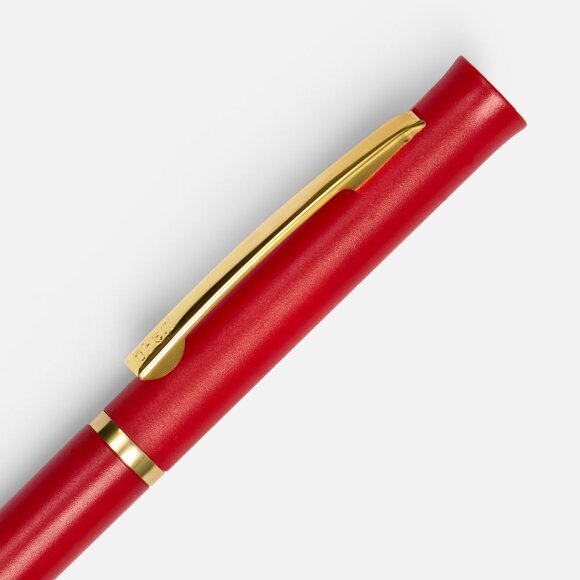 Ручка шариковая Euro Gold, красная Ручка шариковая Euro Gold, красная