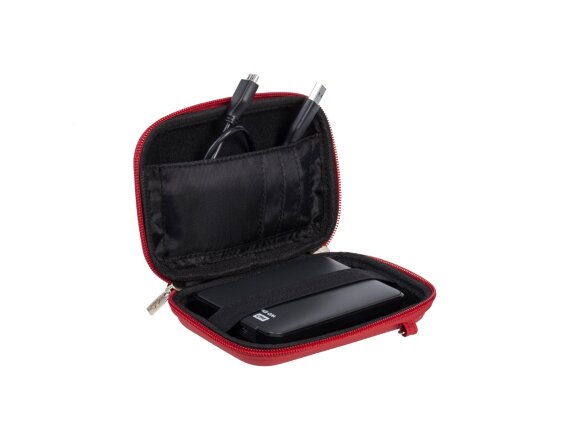 Чехол для жесткого диска из кожзама 9101, красный Чехол для жесткого диска из кожзама 9101, красный