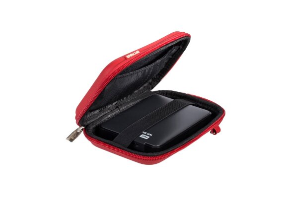 Чехол для жесткого диска из кожзама 9101, красный Чехол для жесткого диска из кожзама 9101, красный