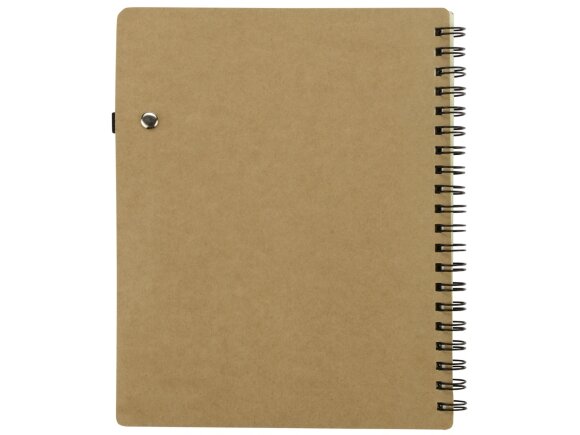 Блокнот Дейзи с ручкой, крафт/черный Блокнот Дейзи с ручкой, крафт/черный