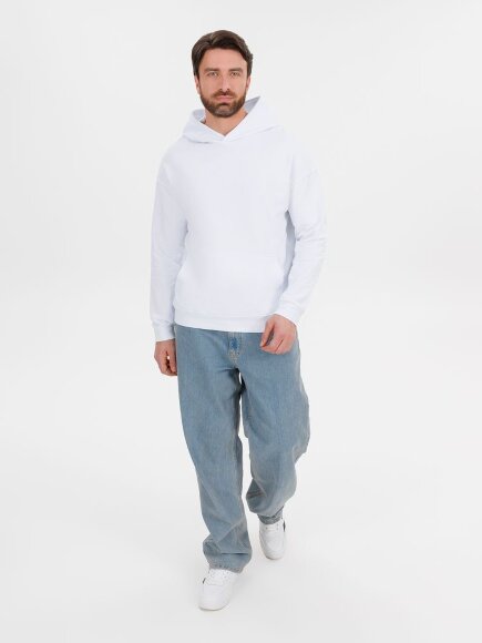 Худи оверсайз унисекс Outshine, белое