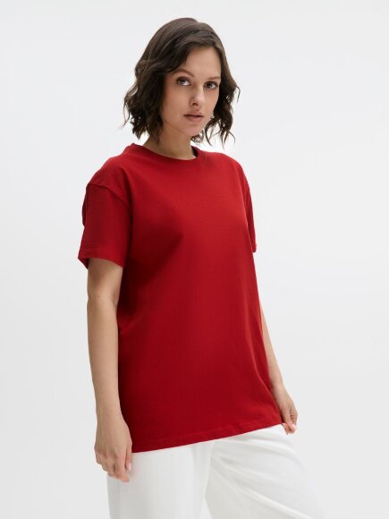 Футболка Imperial 190, вишнево-красная