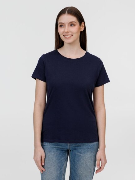 Футболка женская E150, черная Футболка женская E150, черная