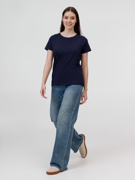Футболка женская E150, темно-синяя Футболка женская E150, темно-синяя