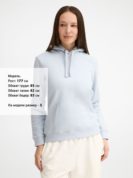 Толстовка женская Spencer Women, голубая Толстовка женская Spencer Women, голубая