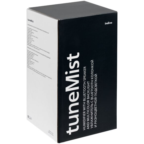 Увлажнитель с колонкой и подсветкой tuneMist, белый Увлажнитель с колонкой и подсветкой tuneMist, белый