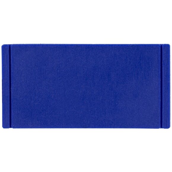 Лейбл из ПВХ Dzeta, XS, синий