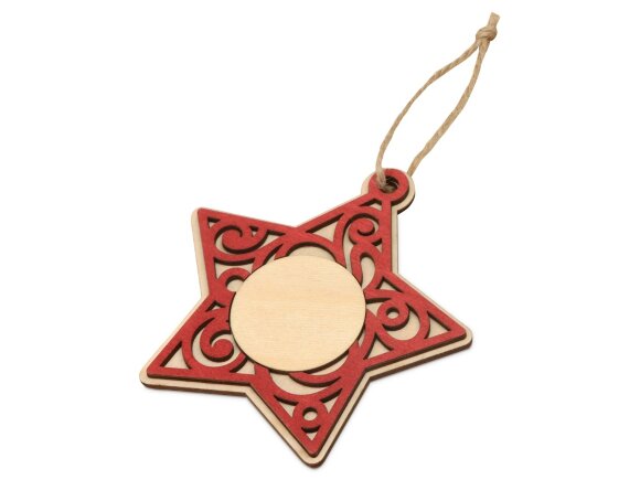 Подвеска деревянная Звезда Подвеска деревянная Звезда