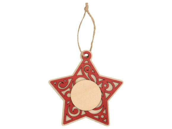 Подвеска деревянная Звезда Подвеска деревянная Звезда