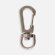 Застежка-карабин Snap Hook, S, серебристая