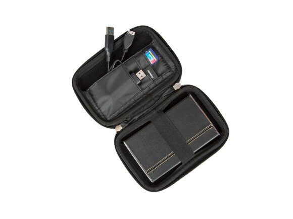 Чехол для жесткого диска из кожзама 9102, черный Чехол для жесткого диска из кожзама 9102, черный