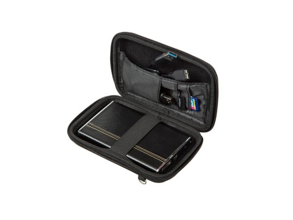 Чехол для жесткого диска из кожзама 9102, черный Чехол для жесткого диска из кожзама 9102, черный