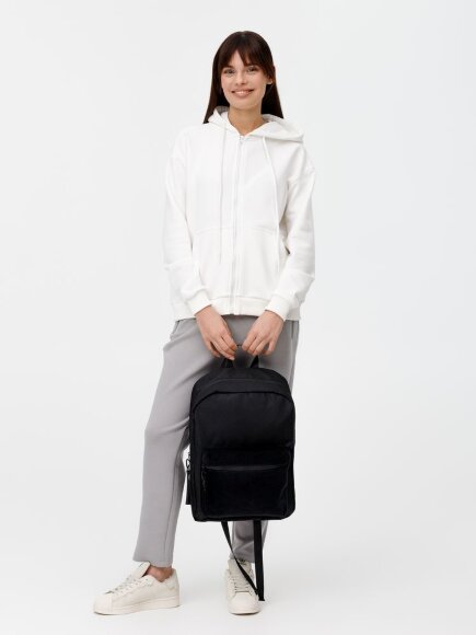 Рюкзак Patch Catcher с карманом из липучки, черный