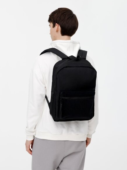 Рюкзак Patch Catcher с карманом из липучки, черный Рюкзак Patch Catcher с карманом из липучки, черный