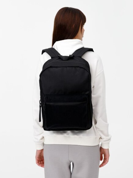 Рюкзак Patch Catcher с карманом из липучки, черный Рюкзак Patch Catcher с карманом из липучки, черный