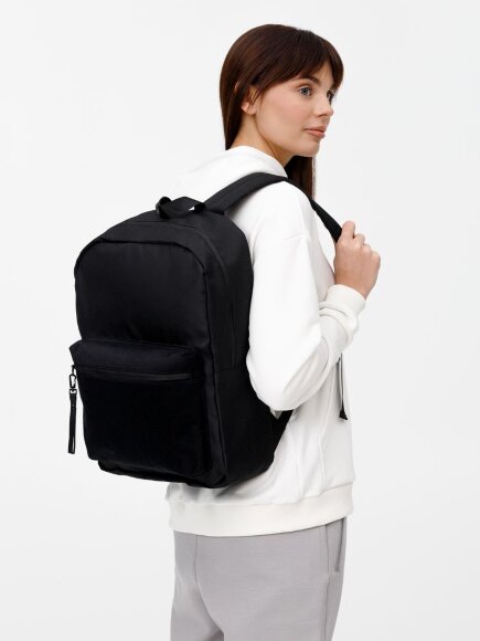 Рюкзак Patch Catcher с карманом из липучки, черный Рюкзак Patch Catcher с карманом из липучки, черный