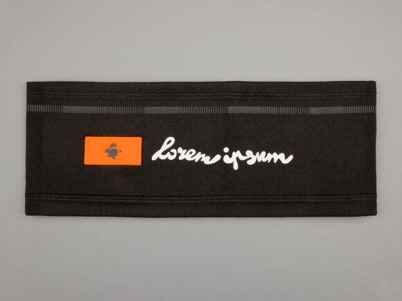 Лейбл из ПВХ Dzeta, XS, оранжевый неон