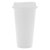 Стакан с крышкой Color Cap White, белый