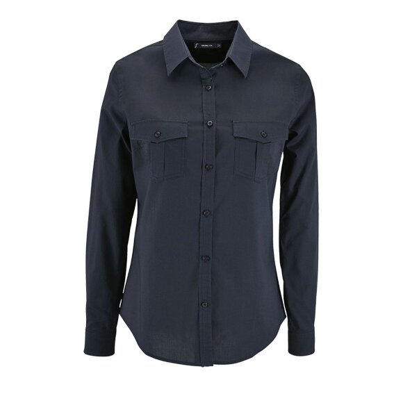 Рубашка женская Burma Women, темно-синяя Рубашка женская Burma Women, темно-синяя