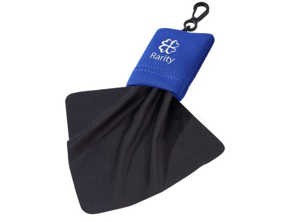 Очищающая салфетка Neat из микрофибры в чехле, синий Очищающая салфетка Neat из микрофибры в чехле, синий