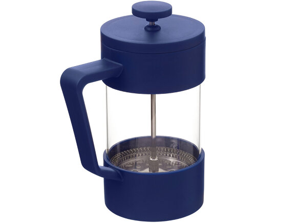 Пластиковый френч-пресс Intense, 600мл, темно-синий