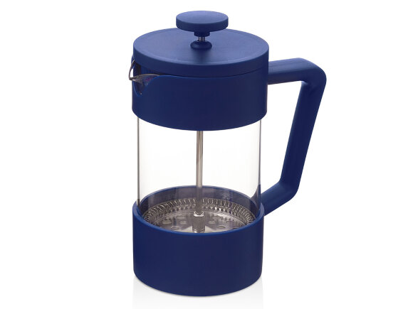 Пластиковый френч-пресс Intense, 600мл, темно-синий Пластиковый френч-пресс Intense, 600мл, темно-синий
