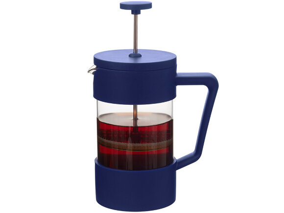 Пластиковый френч-пресс Intense, 600мл, темно-синий Пластиковый френч-пресс Intense, 600мл, темно-синий