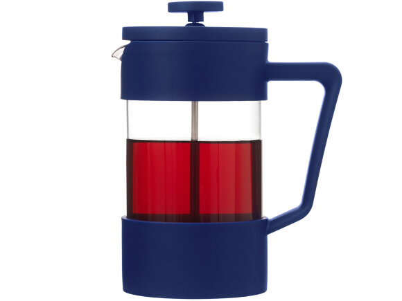 Пластиковый френч-пресс Intense, 600мл, темно-синий Пластиковый френч-пресс Intense, 600мл, темно-синий