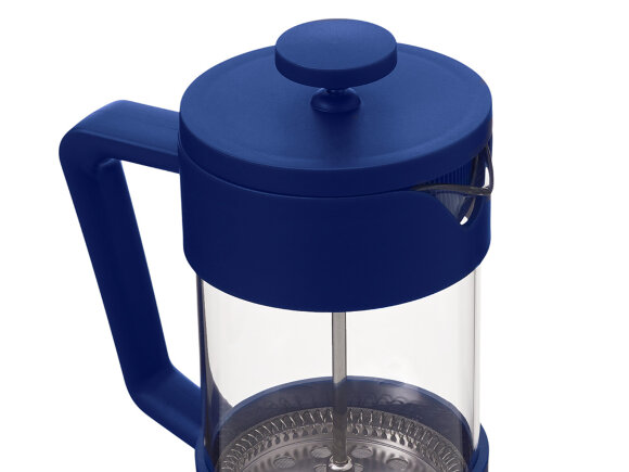 Пластиковый френч-пресс Intense, 600мл, темно-синий Пластиковый френч-пресс Intense, 600мл, темно-синий