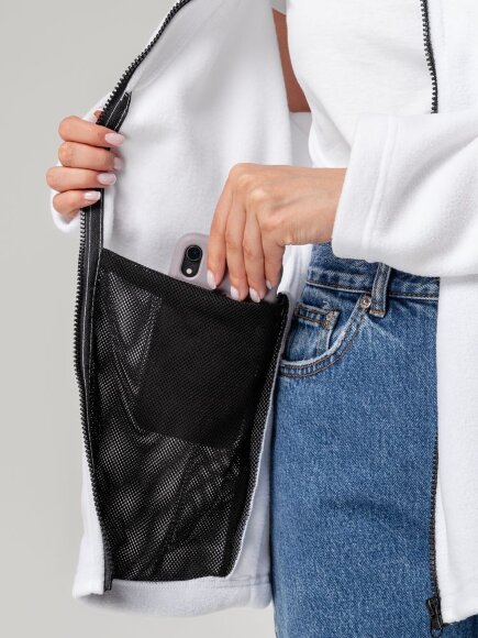 Куртка флисовая унисекс Manakin, ярко-синяя Куртка флисовая унисекс Manakin, ярко-синяя