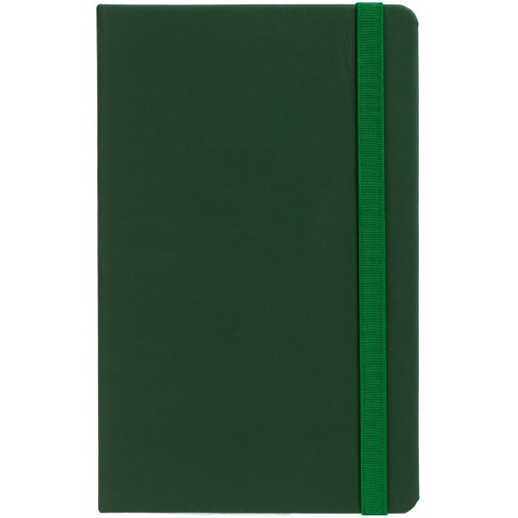 Блокнот Shall, в линейку, зеленый