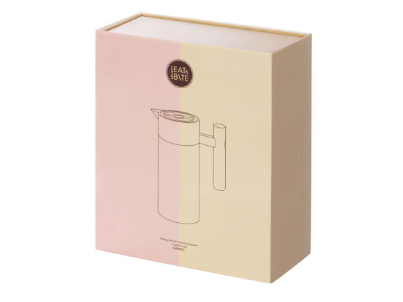 Вакуумный термокувшин Arctic с ситечком, 1200мл, черный Вакуумный термокувшин Arctic с ситечком, 1200мл, черный