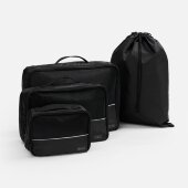 Дорожный набор сумок noJumble 4 в 1, черный Дорожный набор сумок noJumble 4 в 1, черный