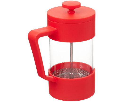 Пластиковый френч-пресс Intense, 600мл, красный Пластиковый френч-пресс Intense, 600мл, красный