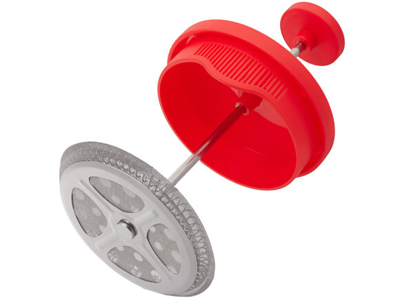 Пластиковый френч-пресс Intense, 600мл, красный Пластиковый френч-пресс Intense, 600мл, красный